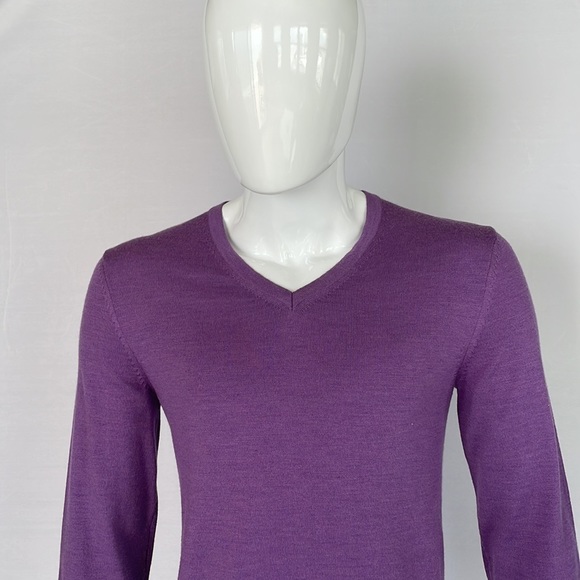 Hugo Boss Slim Fit Purple Sweater Size Large - Picture 4 of 14